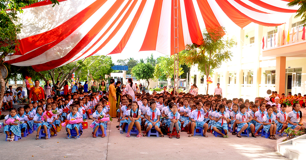 Le succès de l’école primaire de Thoi An Dông, Vietnam – septembre 2018